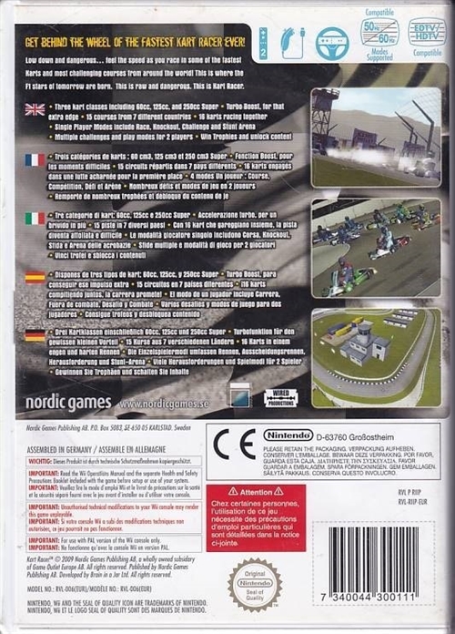 Kart Racer - Wii (B Grade) (Genbrug)